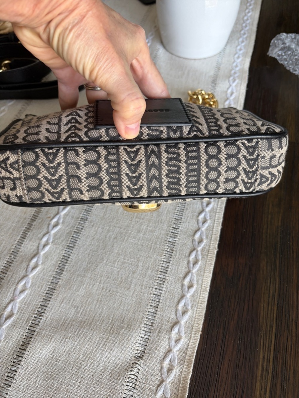 Marc Jacobs monogram J Marc shoulder bag - Picture 3 of 12